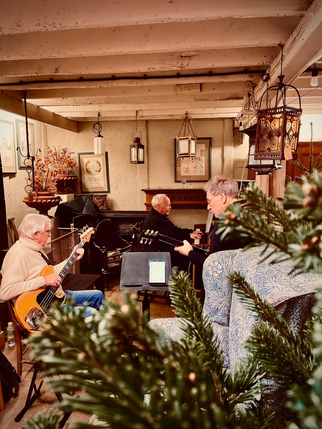 seniors playing piano